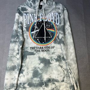 🆕 Men’s Size Large Pink Floyd Tie Die Wash Hoodie Fast Shipping
